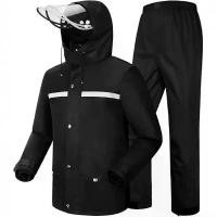 ราคา ชุดเสื้อกันฝนและกางเกงกันฝนสำหรับผู้ชาย สองชิ้น ยาว เต็มตัว กันฝน เหมาะสำหรับรถจักรยานยนต์ไฟฟ้า คนส่งของ ชุดทำงานกลางแจ้ง ปั่นจักรยาน เสื้อกันฝนสองชิ้น เสื้อผ้าผู้ชาย (1732639242328311743)