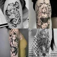 ราคา รอยสักแขนดอกไม้สีเข้ม, สมุนไพร, ดอกไม้ Medusa, หญิงเกอิชา, จิ้งจอกเก้าหาง, ครึ่งสมุนไพร, น้ำผลไม้ผู้ชาย henna paint เข็ม แพ สักยันต์ เข็ม แพ สักยันต์ แทททู ยันต์ ไทย แป้ง (1732388680439006426)