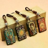 ราคา พวงกุญแจจี้ไม้ไม้มะเกลือ, เนปาล, พระเครื่อง Tangka พร้อมช้างมงคล, เสน่ห์สันติภาพพุทธ, ชุดคู่ (1732432274415453462)