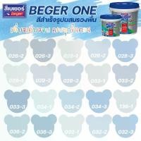 ราคา Beger One สีทาภายในผสมรองพื้น สีฟ้า ขนาด 3 ลิตร สีน้ำ สีรองพื้น สีทาบ้าน [ จบครบในตัวดียว ] (1732217785226004994)