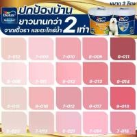 ราคา Dulux สีชมพู อัลติม่า+อีซี่แคร์พลัส กึ่งเงา ขนาด 3 ลิตร สีทาบ้าน สีน้ำ สีทาภายนอก+ภายใน เกรด 15 ปี ICI (1729610723613313064)