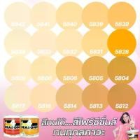 ราคา TOA สี 4 SEASONS สีภายนอก+ภายใน กึ่งเงา/ด้าน สีเหลืองอมส้ม (ขนาด 3L) เฉดสีบ้านสบาย สีเกรด8ปี สีน้ำ สีทาบ้าน สีทนได้ (1729610967744481320)