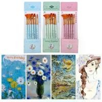ราคา KANGF - ชุดแปรงอะครีลิคขนไนลอน ขนาดต่างๆ สำหรับภาพวาดอะครีลิค สีน้ำมัน สีน้ำ (1729782861267634845)