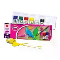 ราคา สีโปสเตอร์ สีน้ำ แบบขวด 6 สี/กล่อง มาสเตอร์อาร์ต พร้อมส่ง (1729583263207426522)