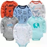ราคา Kavkas 3 6 ชิ้น/เซ็ต ชุดบอดี้สูทเด็ก 100% ผ้าฝ้าย ร่างกาย bebe เด็กผู้หญิง เด็กผู้ชาย เสื้อผ้า ลายการ์ตูน แขนยาว เสื้อผ้าหน้าหนาว (1732255511312303244)