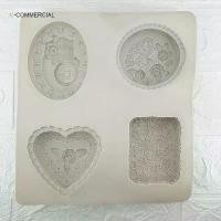 ราคา CODAicoffee แม่พิมพ์ ซิลิโคน ทำสบู่ 4 ช่องวงกลม วงรี สี่เหลี่ยม หัวใจ ลดลายสวยงาม แม่พิมพ์เค้ก ขนม ช๊อคโกแลต เยลลี่ แม่พิมพ์น้ำแข็งTikTok (1732651155284788804)