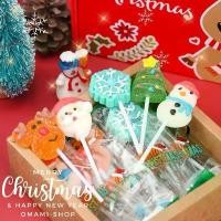 ราคา Emmmmmae 1กล่อง30ชิ้น เยลลี่เสียบไม้ เยลลี่คริสต์มาส เยลลี่ เคลือบน้ำตาล ลายน่ารัก ขนมวันคริสต์มาสปีใหม่ แนะนำวันนี้ (1732282921584067913)