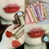 ราคา กระจกชาเย็น ลิปกลอส แสงน้ำ เยลลี่ ลิปกลอส แก้วสามเหลี่ยมใส หลอดใสฤดูร้อนใส กระจกคริสตัล ลิปกลอส (1729918392741824922)