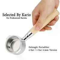 ราคา พร้อมส่ง｜ด้ามชงกาแฟ หัวชงกาแฟ Bottomless Portafilter เครื่องกรองน้ำ Delonghi ก้านชงกาแฟ 51mm 2 ear-3 (1732751829086995465)