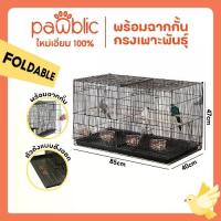 ราคา ❁Pawblic ️ กรงนก กรงผสมพันธุ์ กรงสัตว์เลี้ยง กรงกระต่าย พับได้ ให้อาหารนก นกพิราบ กระต่าย กระรอก หนูแฮมสเตอร์❅ (1732738543829877979)