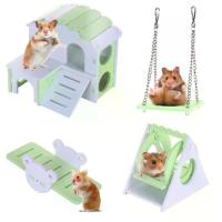 ราคา ชุดของเล่นหนูแฮมสเตอร์ไม้ สะพานแห่งสายรุ้ง สัตว์เล็ก 4 ชิ้น รวมกรง หนูแฮมสเตอร์ บ้านหนูแฮมสเตอร์ ของเล่นสำหรับหนูแฮมสเตอร์ (1732105668514842252)