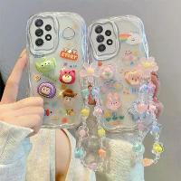 ราคา เคสซิลิโคนนิ่มสำหรับ Samsung Galaxy A53 5G เคสโทรศัพท์ 3D การ์ตูน อบเชย สุนัข สตรอเบอร์รี่ หมี กระต่าย สัตว์ Samsung A53 5G เคสพร้อมสายคล้องสร้อยข้อมือ (1729827462222219673)