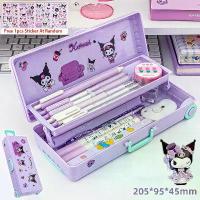 ราคา กล่องเครื่องเขียน, ซานริโอ, คุโรมิ, เมโลดี้, อบเชย, มัลติฟังก์ชั่น, สองชั้น, ความจุมาก, ก้านดึง, เหมาะสำหรับเด็ก, กล่องดินสอ (1730519141395040517)