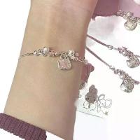 ราคา สร้อยข้อมือไวท์เทนนิ่ง, Hello Kitty, คิตตี้, ซานริโอ, อบเชย, คุโรมิ, ขายร้อน, มูลค่าสูง, เครื่องประดับคู่เพื่อนที่ดีที่สุด (1732518391481009213)