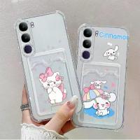 ราคา ที่ใส่บัตร สำหรับ VIVO Y19S ลินา แมวสีชมพู อบเชย กันกระแทก โทรศัพท์ นุ่ม ใส ใส่รูปถ่าย เคส (1731927797291844660)