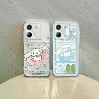 ราคา ที่ใส่บัตร เข้ากันได้กับ Xiaomi POCO M7 Pro ลินา อบเชย กันกระแทก โทรศัพท์ นุ่ม ใส ใส่รูปถ่าย เคส (1732454958461649998)