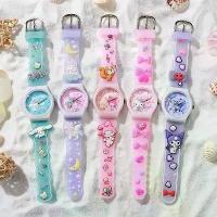 ราคา นาฬิกาข้อมือเด็ก ลาย 3D คิตตี้ อบเชย กันน้ำ นาฬิกาควอทซ์ คุโรมิ การ์ตูน นาฬิกาคริสต์มาส เข็มขัด ของขวัญสำหรับเด็ก (1731660463009467093)
