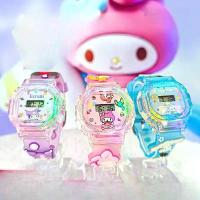 ราคา นาฬิกา LED, Sanrio, ไฟกระพริบหลากสี, นาฬิกาดนตรี, ตัวละคร Kuromi, Melody, สุนัช, อบเชย, สร้อยข้อมืออิเล็กทรอนิกส์, สำหรับเด็ก, สายรัดข้อมือการ์ตูนน่ารัก (1730954726827854646)