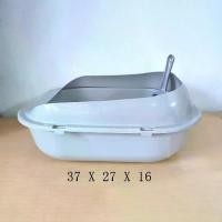 ราคา So4you เซตกะบะทรายแมว กระบะทราย กระบะทรายแมว รุ่นขอบสูง พร้อมที่ตักทราย CF-S13 (1729963871858821215)