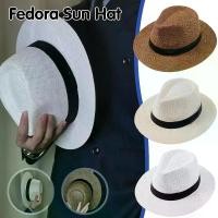 ราคา หมวกฟาง หมวก Fedoras ดีไซน์เรียบง่าย หมวกกันแดด หมวกชายหาด หมวกปีกกว้าง เหมาะสำหรับฤดูร้อน เครื่องประดับผู้ชาย สไตล์สาน B8O7 (1732492492829984560)