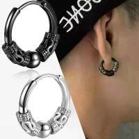 ราคา ต่างหูผู้ชาย สไตล์พังก์สุดเท่ ต่างหูฮิปฮอป ลายมังกร ต่างหูห่วง จี้ เครื่องประดับผู้ชาย (1729949437767354858)