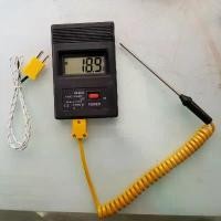 ราคา เครื่องวัดอุณหภูมิอิเล็กทรอนิกส์จอแสดงผลดิจิตอล, แบบพกพา, เครื่องวัดอุณหภูมิความเร็วสูง, ช่วงอุณหภูมิ: -50 ~ + 1300 ° C, การวัดแบบสัมผัสรอบด้าน, เครื่องวัดอุณหภูมิ (1731611549609723862)