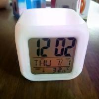 ราคา นาฬิกาปลุก LED, มัลติฟังก์ชั่น, พร้อมไฟกลางคืน 7 สี, เครื่องวัดอุณหภูมิ (1732719092294517842)