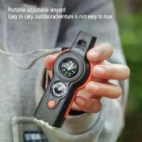 ราคา นกหวีดเอาตัวรอดมัลติฟังก์ชั่น, ไฟฉายเข็มทิศ, เครื่องวัดอุณหภูมิ, แว่นขยาย, สะท้อนแสง, กล้องส่องทางไกล, ตั้งแคมป์เดินป่า, 7in1, สำหรับใช้กลางแจ้ง (1732634175104320837)