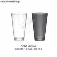 ราคา ZH ♖แก้วน้ำใส มินิมอล ตกไม่แตก 550 ml. เหมือนแก้วจริง โพลีคาร์บอเนต เบียร์ เหล้า สระน้ำ สวยๆ poly glass☉ (1732329723434666929)