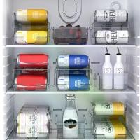 ราคา เครื่องจ่ายกระป๋องตู้เย็นแบบกลิ้ง ที่ใส่กระป๋องแบบใส ที่เก็บตู้เย็น 2 ชั้นสำหรับเครื่องดื่ม โซดา เบียร์ โค้ก ภาชนะเก็บอาหารสำหรับตู้กับข้าว แช่แข็ง ห้องครัว ตู้ เคาน์เตอร์ (1729754052438166110)