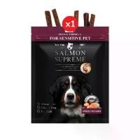 ราคา 【ฮิตมากในปีนี้】 Bok Bok ขนมหมา ขนมสุนัข หมา แซลมอนซูพรีมสูตร มันหวาน 1 ซอง ปราศจากกลูเต้น แป้งสาลี ข้าวโพด ถั่วเหลือง แพ้ง่ายทานได้ (1732639315020908443)