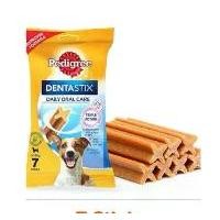 ราคา PEDIGREE เพดดิกรี เดนต้าสติก ขนมสุนัข สำหรับสุนัขพันธุ์เล็ก, 110 ก. (1729589321477229069)