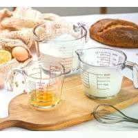 ราคา แก้วตวง ถ้วยตวง แก้วชงกาแฟ 350ml/500ml/1000ml เหยือกตวง เหยือกตวงแก้ว มีหูจับ เนื้อแก้วใส ทนทา (1729702535999032071)