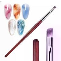 ราคา พู่กันไล่สี พูกันสำหรับช่างเล็บ#พู่กันไล่สีหัวเล็กใช้งานง่าย ตะไบเล็บ (1729687796014877183)