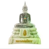 ราคา แท้!!! หลวงพ่อโสธร ฐานหินอ่อน ลายเเก้วสีใส พร้อมชุดบูชา ผ้ายันต์+ธูป พระพุทธรูปคู่บ้าน ตั้งบูชาฐาน 7 นิ้วภายในบรรจุด้วยพระแก้วมรกต วัตถุมงคล (1732192718767883955)