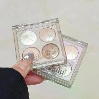 ราคา ชุดอายแชโดว์ สไตล์เกาหลี สี่สี สวย สำหรับสาวๆ sivanna อายแชโดว์ odbo อายแชโดว์ 4 มักเน่ มูส อายแชโดว์ wmk eye palette (1732129119919965462)