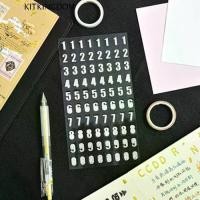 ราคา สมุดโน๊ต แพลนเนอร์ วารสาร กาวในตัว สำหรับสัตว์เลี้ยง เครื่องมือตกแต่ง DIY สติ๊กเกอร์ตัวอักษรและตัวเลข สติ๊กเกอร์มือ KITKINGDOM (1732615766444180913)