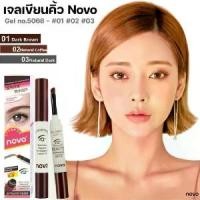 ราคา เจลเขียนคิ้ว Novo No. 5068 กันน้ำ ติดทนนาน สวยสไตล์สาวเกาหลี 3G ของแท้ 100% (1730490298324060957)