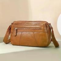 ราคา กระเป๋าสะพายข้างผู้หญิง NIUCUNZH หนังแท้ สำหรับคุณแม่ สายปรับได้ ปิดซิป ช่องหลายช่อง กระเป๋าลำลองเนื้อนุ่ม เหมาะสำหรับทำงาน เดินทาง และใช้ประจำวัน มีสี: สีกากี สีแดงเข้ม สีขาว สี (1732567828172211276)