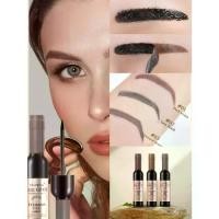 ราคา ครีมย้อมคิ้ว มี 3 สีให้เลือก (แดง/ไวน์/ดำ) กันน้ำได้หมดจด ติดทนนาน แต่งหน้าแบบลอกได้ เหมาะสำหรับสักคิ้ว กาวย้อมคิ้วแบบทาน้ำมัน 3 มิติ เครื่องสำอาง สไตล์กาวรอยสักคิ้วไวน์แดง [COD] (1731941454081067293)