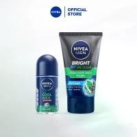 ราคา [สุดหล่อมาแล้ว2ชิ้น] นีเวียเมน มัดโฟมล้างหน้า ไบรท์ออยล์เคลียร์ 100 กรัม & คูลคิก คูลเฟรช โรลออน 50 มล. (1729617505852492166)