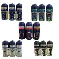 ราคา 1 แพ็ค 3 ชิ้น โรลออน สำหรับผู้ชาย นีเวีย NIVEA MEN ROLL ON 25 มล. มี 5 สูตร (1732091886487701350)