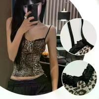 ราคา เสื้อกล้าม เสื้อชั้นใน ลายเสือดาว สไตล์อเมริกัน สำหรับสาวๆ เครื่องเทศ เสื้อชั้นในสั้น ท่อนล่างด้านใน เสื้อชั้นนอกขนาดเล็ก C9Y4 (1731627523324873368)