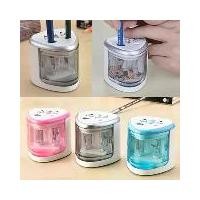 ราคา กบเหลาดินสอ กบเหลาดินสออัตโนมัติ กบเหลาดินสอไฟฟ้า 1 ช่อง 2 ช่อง (1729574951772719945)