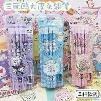 ราคา ดินสอไม้ HB/2B + กบเหลาดินสอ + ยางฝึกจับดินสอ ลายการ์ตูน Sanrio น่ารัก (1730273430846474503)