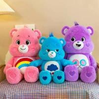 ราคา หมอนตุ๊กตาหมีมีความสุข, ตุ๊กตาหมีสายรุ้งและหัวใจ, ตุ๊กตาผ้า Ins สไตล์, มาใหม่ (1732529944821269552)