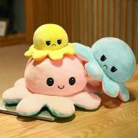 ราคา ตุ๊กตาปลาหมึกตัวน้อย โกรธ สองด้าน เปลี่ยนใบหน้าได้ ตุ๊กตาผ้า ตุ๊กตาสัตว์ พลิกกลับได้ ดีไซน์หน้ายิ้ม เหมาะสำหรับเด็กผู้หญิง (1732233935680014422)