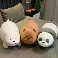 ราคา ตุ๊กตาหมีเปลือย สามตัว ตุ๊กตาของเล่นตุ๊กตาหมียักษ์น่ารัก หมีนอน ตุ๊กตาผ้า ของแท้ (1732044392615217168)