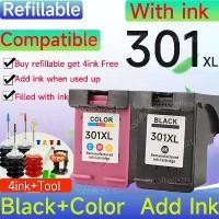 ราคา ตลับหมึก HP 301 เข้ากันได้กับเครื่องพิมพ์ HP Deskjet D1000/1050/2000/2050/2510/3000/3050/3052 (1731205502314646132)