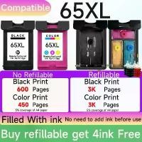 ราคา ตลับหมึก HP 65XL เข้ากันได้กับเครื่องพิมพ์ HP 2600, 3722, 2620, 2622, 3700, 3720, 3721, 3724, 3752, 3755, 3758, 5010, 5012, ตลับหมึกเครื่องพิมพ์ (1732323166891509910)